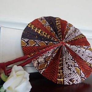 Fabric Folding Hand Held Fan